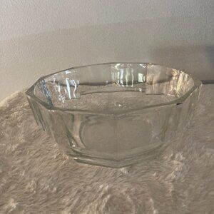 Crystal Serving Bowl, 10 Sided, Made in Italy